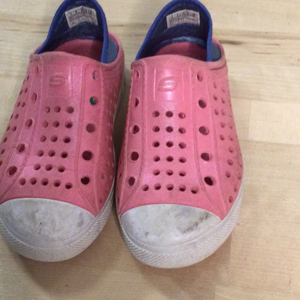 Skechers Kids Pink Slip-On Sandals